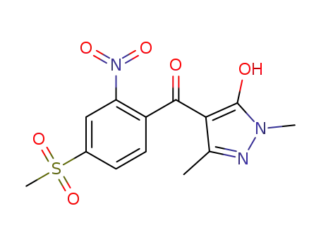 (1,3-dimethyl-5-hydroxypyrazol-4-yl)-(4-methanesulfonyl-2-nitrophenyl)methanone