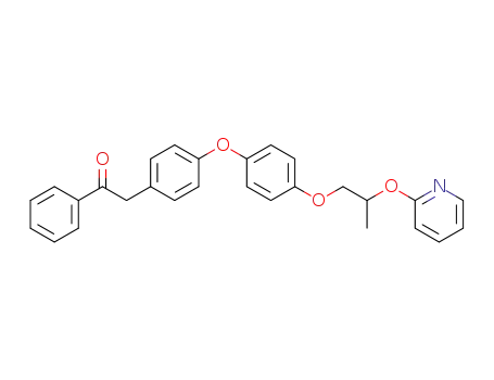 1-phenyl-2-(4-(4-(2-(pyridin-2-yloxy)propoxy)phenoxy)phenyl)ethan-1-one