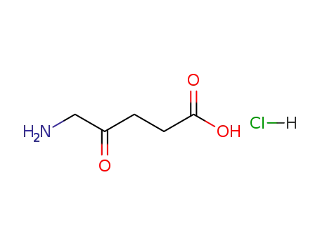 Molecular Structure of 5451-09-2 (Pentanoicacid, 5-amino-4-oxo-, hydrochloride (1:1))