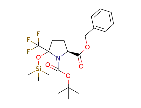 N-Boc-5-trifluoromethyl-5-trimethylsilyloxy-L-proline benzyl ester