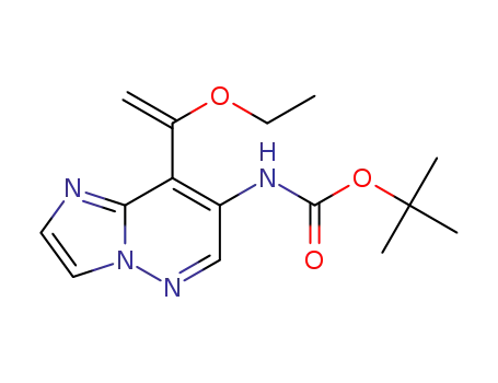 tert-butyl N-[8-(1-ethoxyvinyl)imidazo[1,2-b]pyridazin-7-yl]carbamate