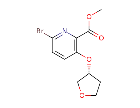 methyl (R)-6-bromo-3-((tetrahydrofuran-3-yl)oxy)picolinate