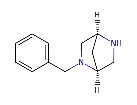 Molecular Structure of 127641-07-0 (2,5-Diazabicyclo[2.2.1]heptane,2-(phenylmethyl)-,(1S,4S)-(9CI))