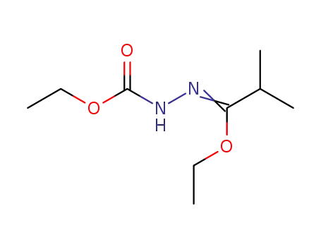 N'-[1-Ethoxy-2-methyl-prop-(E)-ylidene]-hydrazinecarboxylic acid ethyl ester