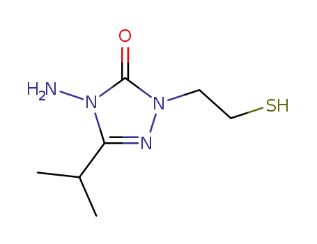 4-Amino-5-isopropyl-2-(2-mercapto-ethyl)-2,4-dihydro-[1,2,4]triazol-3-one