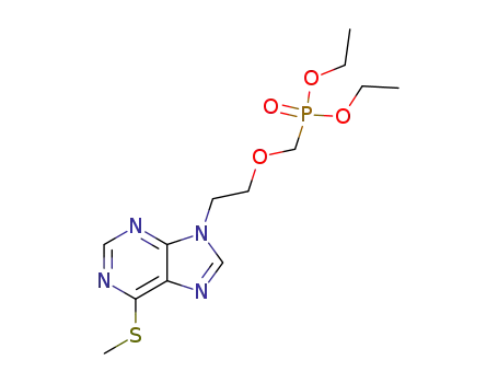[2-(6-Methylsulfanyl-purin-9-yl)-ethoxymethyl]-phosphonic acid diethyl ester