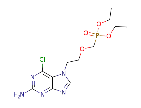 7-(2-Diethoxyphosphonylmethoxyethyl)-2-amino-6-chloropurine