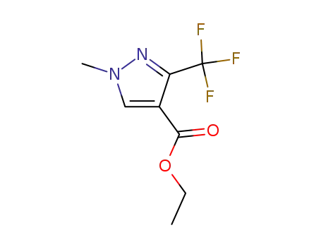 Molecular Structure of 111493-74-4 (ETHYL 1-METHYL-3-(TRIFLUOROMETHYL)-1H-PYRAZOLE-4-CARBOXYLATE)