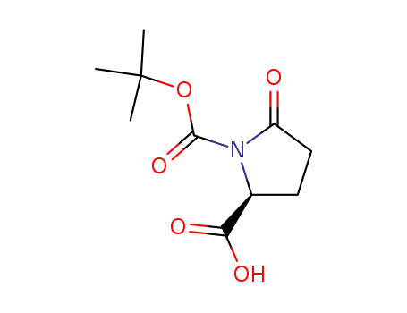 Molecular Structure of 53100-44-0 (BOC-PYR-OH)