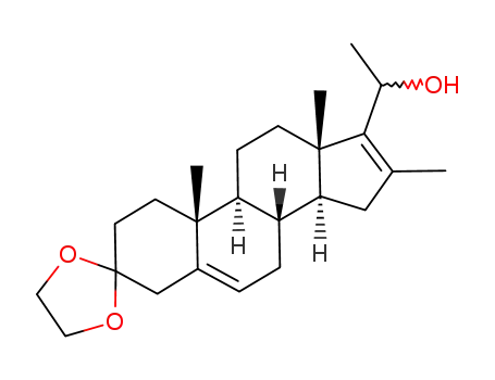 3,3-ethylenedioxy-16-methylpregna-5,16-dien-20-ol