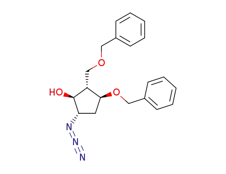 (1S,2S,3S,5S)-5-Azido-3-(phenylmethoxy)-2-[(phenylmethoxy)methyl]cyclopentanol