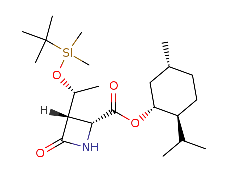 (2R,3S)-3-[(R)-1-(tert-Butyl-dimethyl-silanyloxy)-ethyl]-4-oxo-azetidine-2-carboxylic acid (1R,2S,5R)-2-isopropyl-5-methyl-cyclohexyl ester