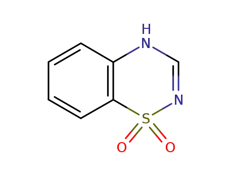 Molecular Structure of 359-85-3 (2H-1,2,4-Benzothiadiazine 1,1-dioxide)