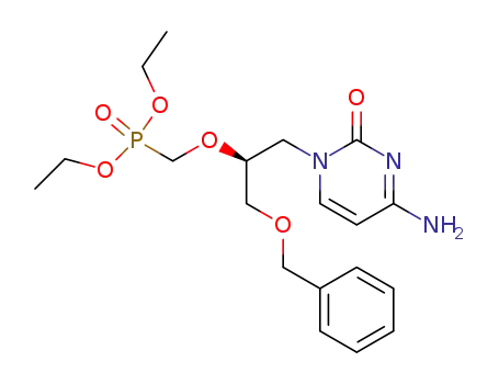 (S)-1-<3-(Benzyloxy)-2-<(diethylphosphonyl)methoxy>propyl>cytosine