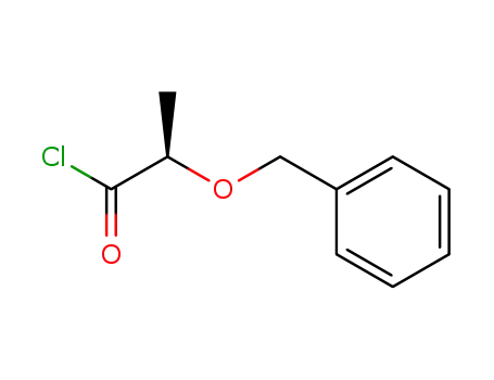 Molecular Structure of 82977-93-3 ([R,(+)]-2-(Benzyloxy)propionyl chloride)