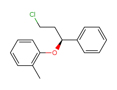 Molecular Structure of 114446-50-3 ((S)-3-CHLORO-1-PHENYL-1-[2-METHYL-PHENOXYL]PROPANE)
