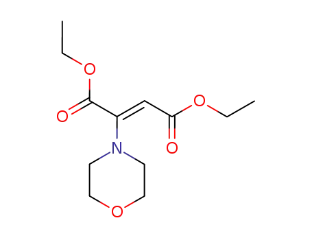 Molecular Structure of 116308-60-2 (2-Butenedioic acid, 2-(4-morpholinyl)-, diethyl ester, (E)-)