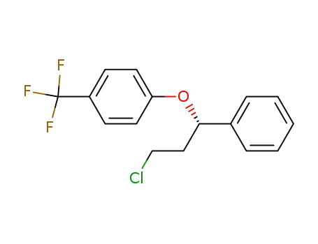 Molecular Structure of 114446-51-4 (DesaMino Chloro (S)-Fluoxetine)