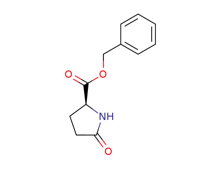 Molecular Structure of 94885-52-6 (L-Proline, 5-oxo-, phenylmethyl ester)