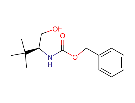 Molecular Structure of 848777-16-2 (Carbamic acid, [(1S)-1-(hydroxymethyl)-2,2-dimethylpropyl]-,
phenylmethyl ester)