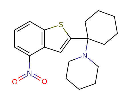 1-<1-(4-nitro-2-benzothienyl)cyclohexyl>piperidine