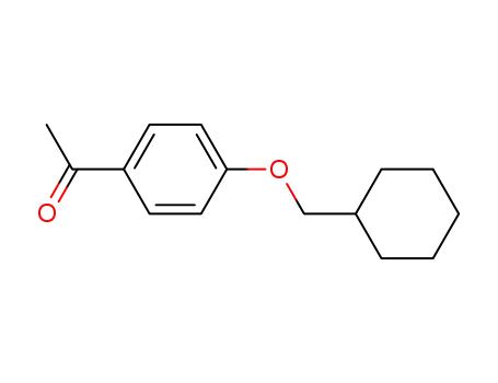 Molecular Structure of 79615-74-0 (Ethanone, 1-[4-(cyclohexylmethoxy)phenyl]-)