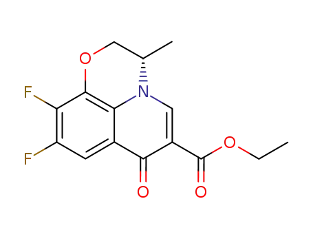 ethyl (S)-(-)-9,10-Difluoro-3-Methyl-7-Oxo-2,3-Dihydro-7H-Pyrido[1,2,3-de]-[1,4]Benzoxazine-6-Carboxylate