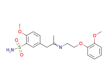 2-Methoxy-5-{2-[(E)-2-(2-methoxy-phenoxy)-ethylimino]-propyl}-benzenesulfonamide