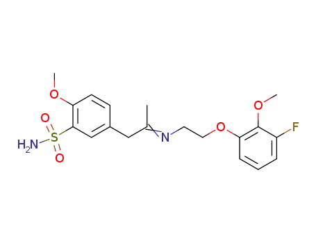 5-{2-[(E)-2-(3-Fluoro-2-methoxy-phenoxy)-ethylimino]-propyl}-2-methoxy-benzenesulfonamide