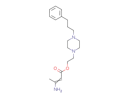 (E)-3-Amino-but-2-enoic acid 2-[4-(3-phenyl-propyl)-piperazin-1-yl]-ethyl ester