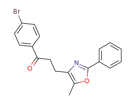 4-[3-(5-Methyl-2-phenyl-4-oxazolyl)propionyl]bromobenzene