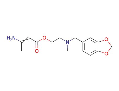 (E)-3-Amino-but-2-enoic acid 2-(benzo[1,3]dioxol-5-ylmethyl-methyl-amino)-ethyl ester