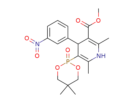 methyl 5-(5,5-dimethyl-2-oxo-1,3,2-dioxaphosphorinan-2-yl)-1,4-dihydro-2,6-dimethyl-4-(3-nitrophenyl)-3-pyridinecarboxylate