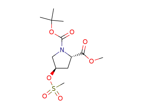 Molecular Structure of 84520-67-2 ((2S, 4R)-BOC-GAMMA-MSO-PROLINE METHYL ESTER)