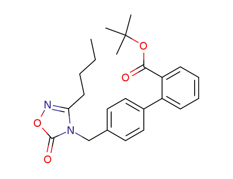 4'-<<3-butyl-5-oxo-1,2,4-oxadiazol-4(5H)-yl>methyl><1,1'-biphenyl>-2-carboxylic acid t-butyl ester