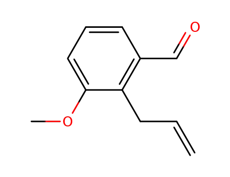 Molecular Structure of 94956-98-6 (2-allyl-3-methoxybenzaldehyde)