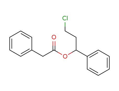 Phenyl-acetic acid 3-chloro-1-phenyl-propyl ester