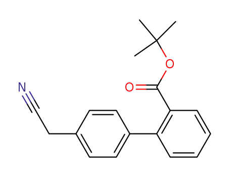 4-<2'-(tert-butoxycarbonyl)phenyl>benzyl cyanide