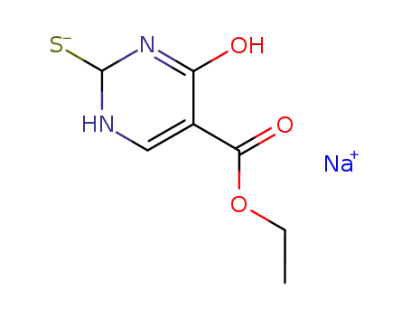 2-mercapto-4-hydroxy-5-ethoxycarbonylpyrimidine sodium salt