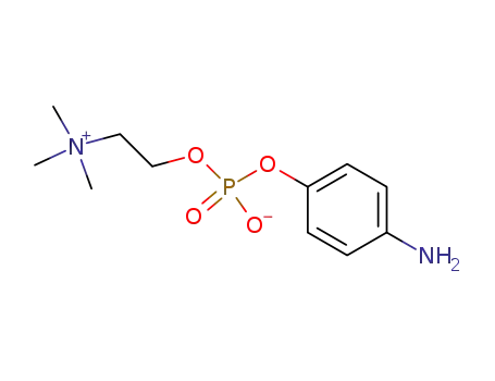 Ethanaminium,2-[[(4-aminophenoxy)hydroxyphosphinyl]oxy]-N,N,N-trimethyl-, inner salt