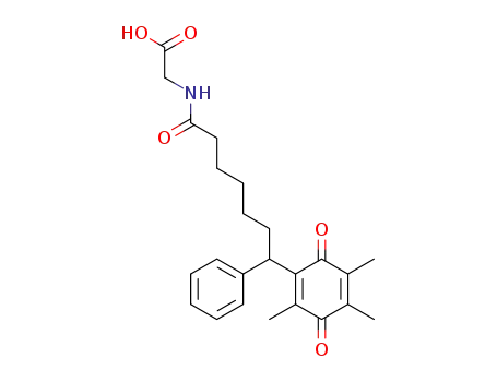 7-(3,5,6-trimethyl-1,4-benzoquinon-2-yl)-7-phenylheptanoylglycine