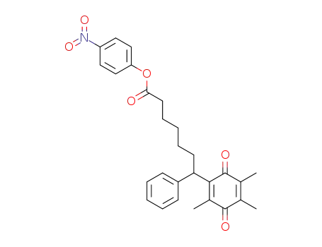 p-nitrophenyl 7-(3,5,6-trimethyl-1,4-benzoquinon-2-yl)-7-phenylheptanoate