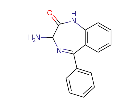Molecular Structure of 103343-47-1 (3-AMINO-5-PHENYL-1,3-DIHYDRO-2H-1,4-BENZODIAZEPIN-2-ONE)