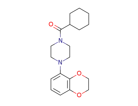 1-(1-cyclohexylcarbonyl)-4-(2,3-dihydro-1,4-benzodioxin-5-yl)piperazine