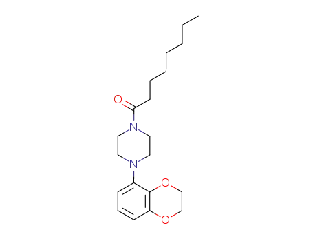1-(2,3-dihydro-1,4-benzodioxin-5-yl)-4-(1-oxooctyl)piperazine