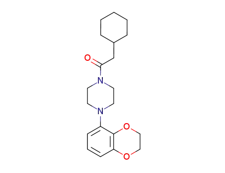 1-(cyclohexylacetyl)-4-(2,3-dihydro-1,4-benzodioxin-5-yl)piperazine