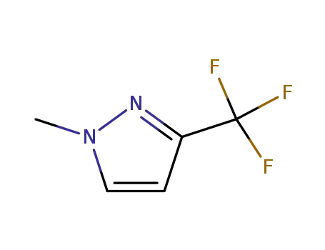 Molecular Structure of 154471-65-5 (1-METHYL-3-(TRIFLUOROMETHYL)-1H-PYRAZOLE)