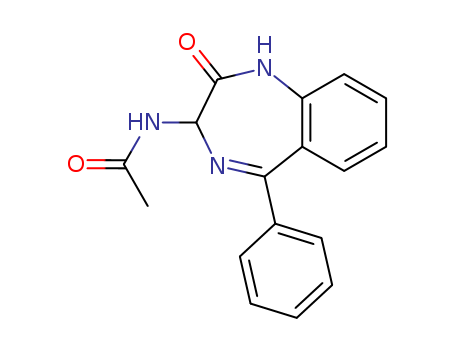 N-(2-OXO-5-PHENYL-2,3-DIHYDRO-1H-BENZO[E][1,4]DIAZEPIN-3-YL)-ACETAMIDE