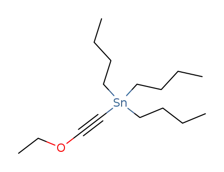 Molecular Structure of 137344-20-8 (Stannane, tributyl(ethoxyethynyl)-)