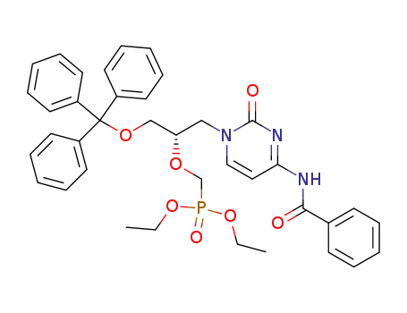 [(S)-1-(4-Benzoylamino-2-oxo-2H-pyrimidin-1-ylmethyl)-2-trityloxy-ethoxymethyl]-phosphonic acid diethyl ester